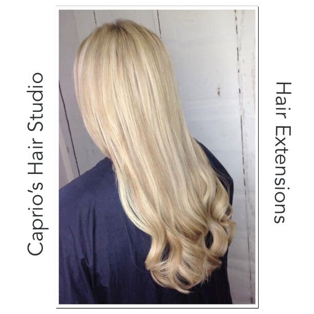 after 1 Blonde Hair Extensions