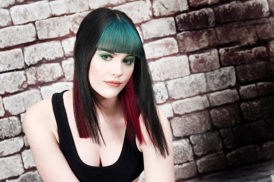 Collection 1 - Black, Green and Red Hair