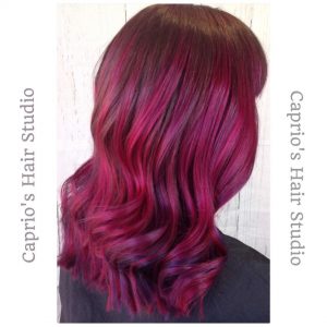 Pink Hair Colouring