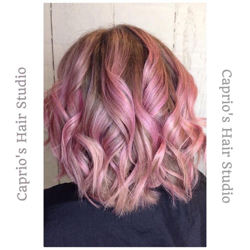 Pink Hair Colouring