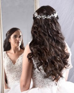 Wedding Collection - Brown Curls with Accessory