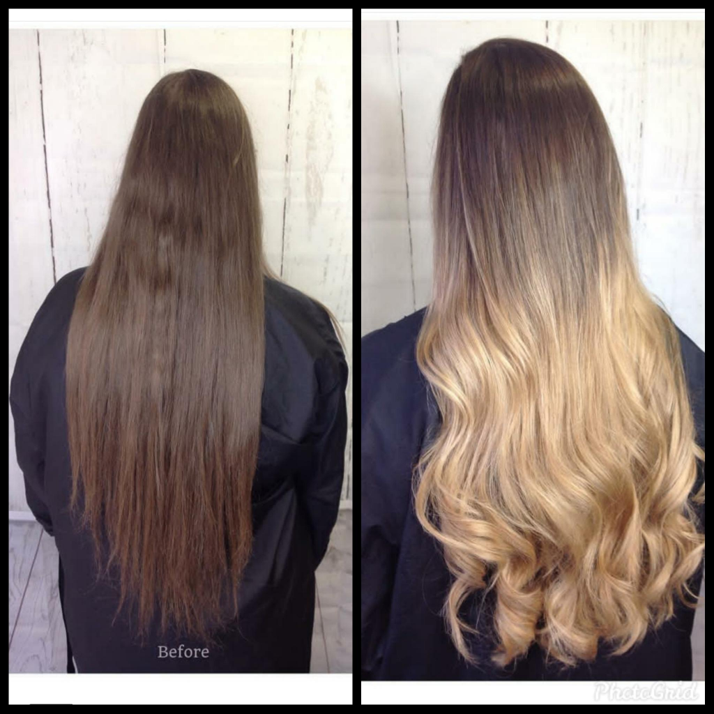 Hair Transformation - Long Blonde