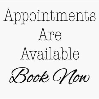 Appointments Are Available - Book Now!