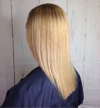 After Nano Keratin Treatment