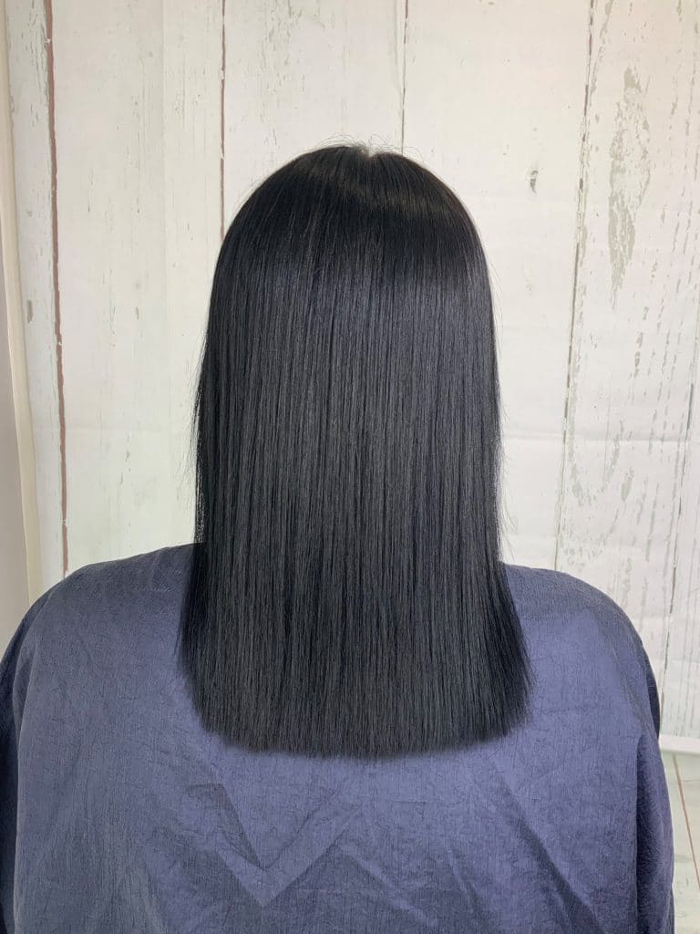 After Nano Keratin Treatment