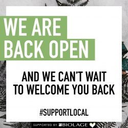 We Are Back Open